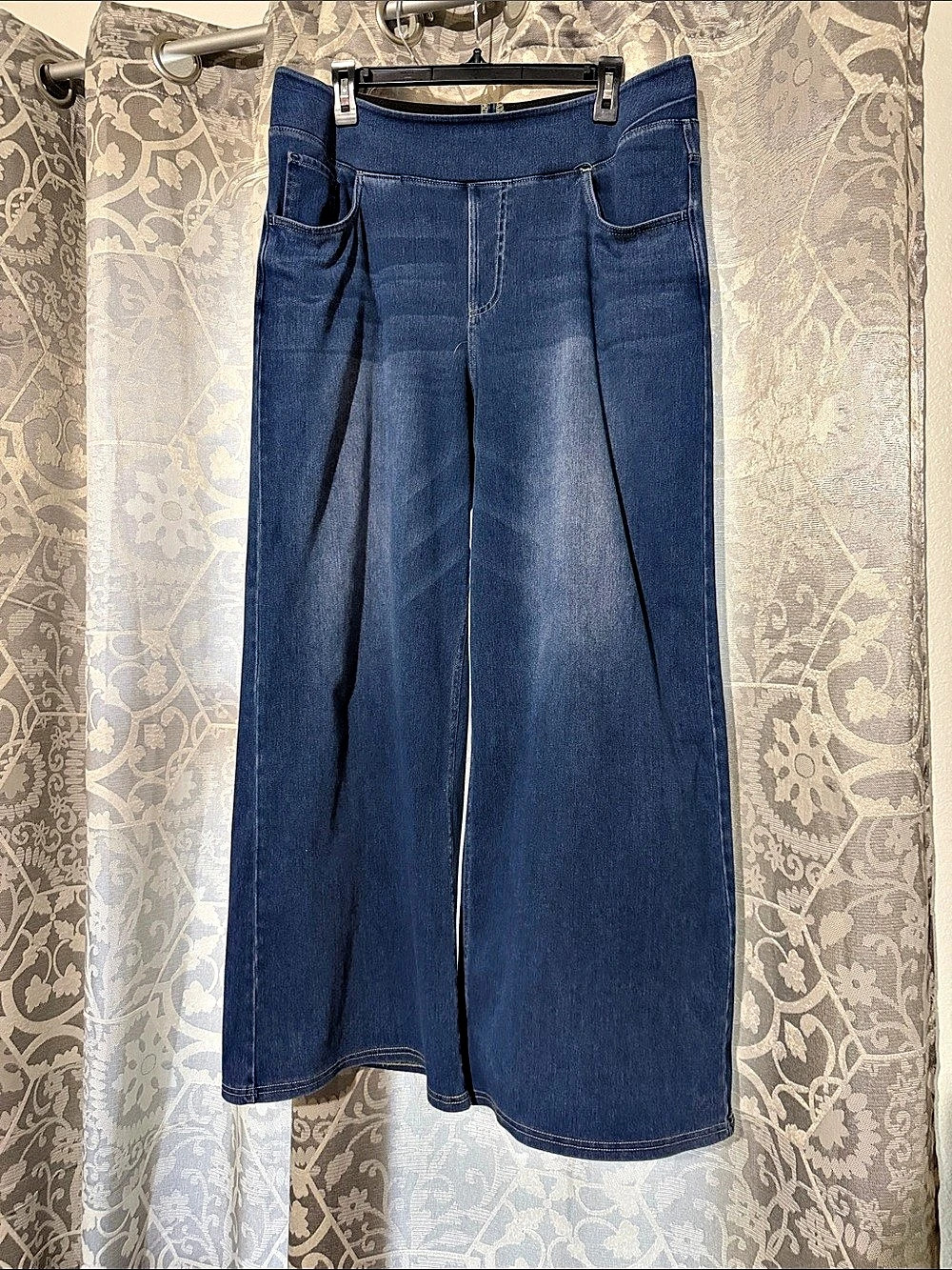 Halara Flex High Waisted Pockets Washed Casual Wide Leg Jeans Wide Leg Jeans